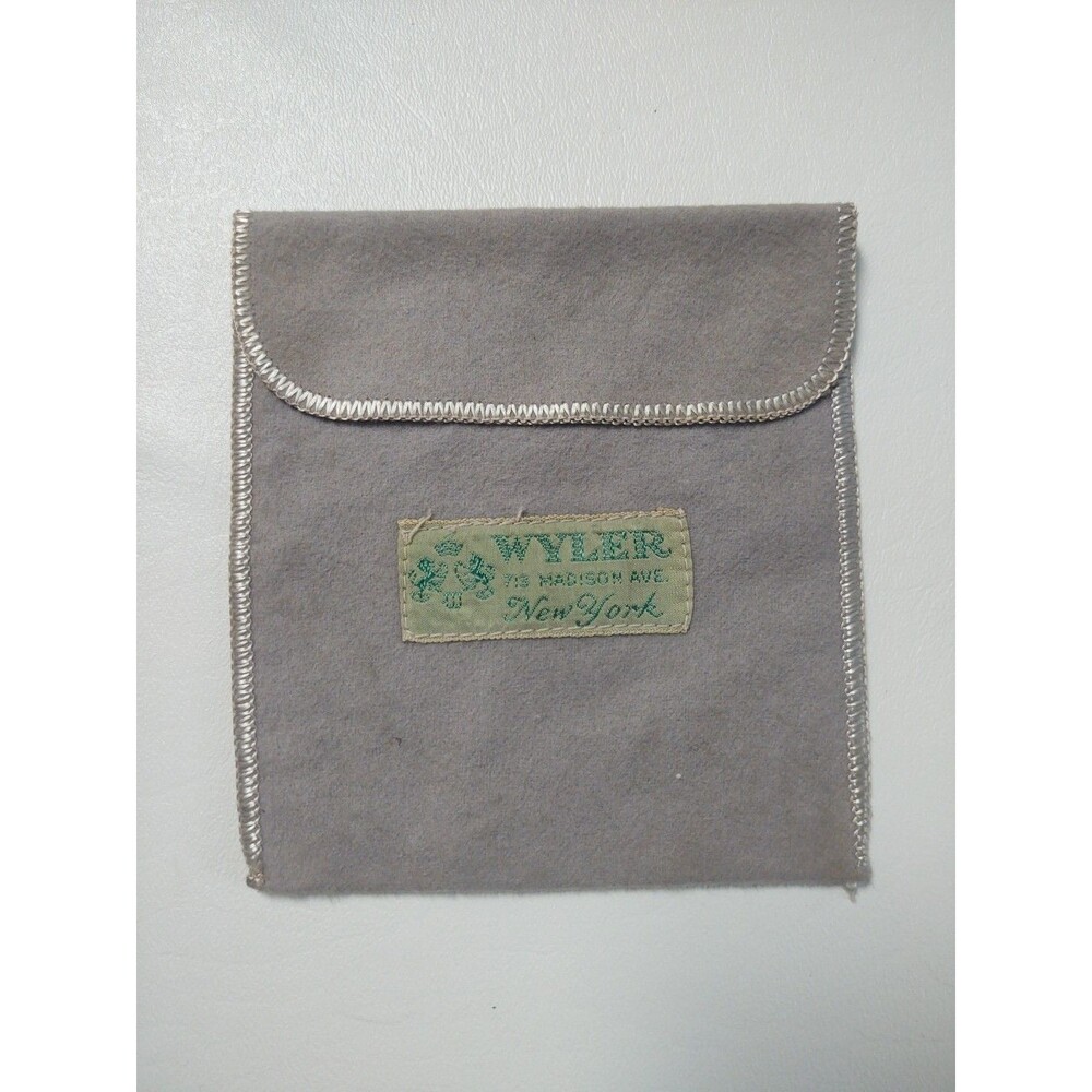 Antique Wyler Madison Ave NY Anti Tarnish Watch Flap Pouch Bag